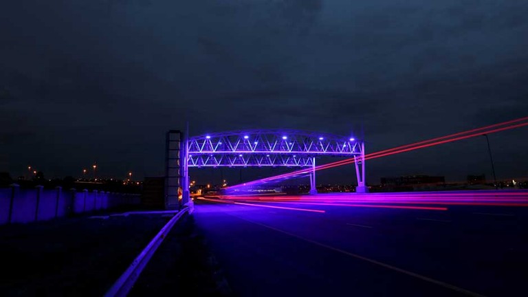 Toll road in Johannesburg