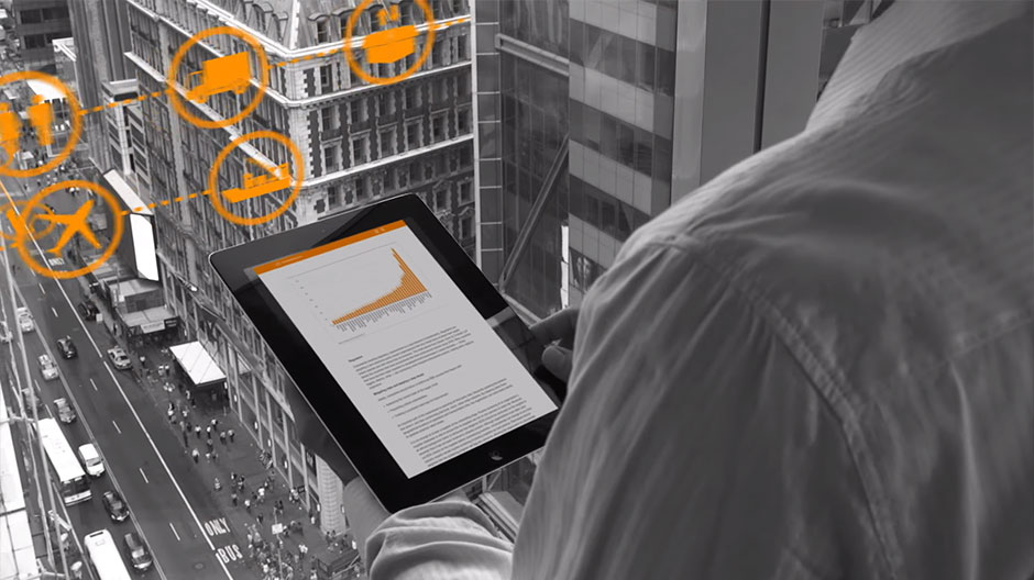 Managing supply chain on a tablet